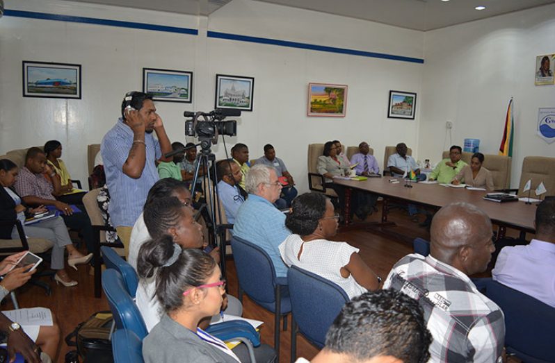 A section of the GWI workshop