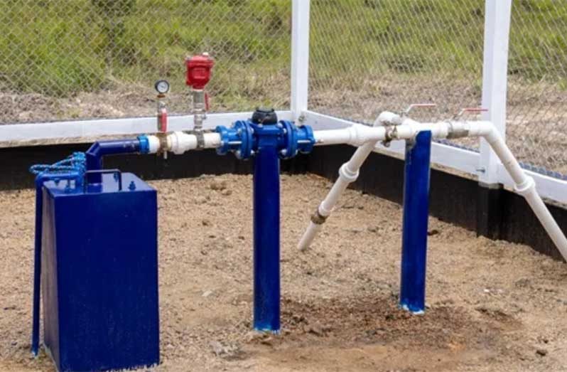 One of the many water wells that were drilled across the country