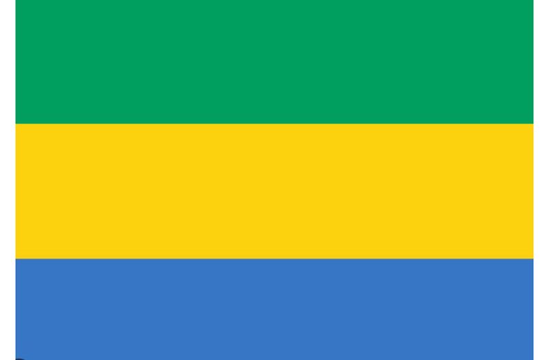 Gabon official national flag