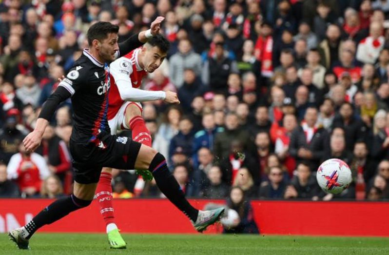 Gabriel Martinelli also scored the first goal of this Premier League season, netting in Arsenal's 2-0 win over Crystal Palace at Selhurst Park on 5 August