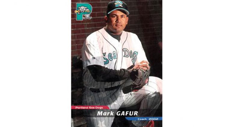 Guyana Baseball League team manager Mark Gafur
