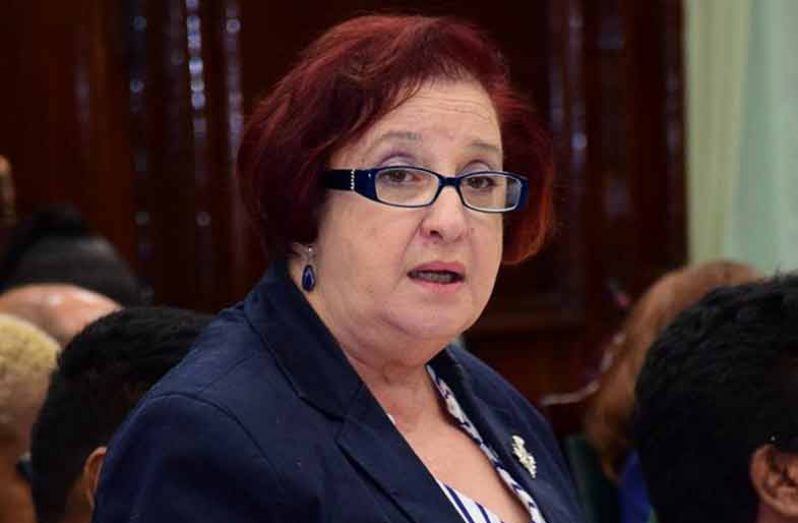 Opposition Chief Whip Gail Teixeira