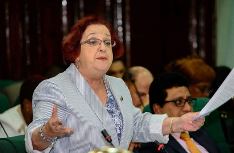 Minister of Parliamentary Affairs and Governance, Ms. Gail Teixeira