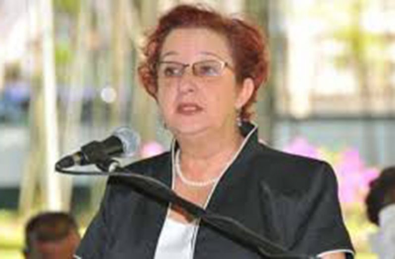 Chief Whip of the PPP, Gail Teixeira