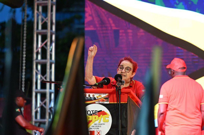 Minister of Parliamentary Affairs and Governance, Gail Teixeira (DPI)