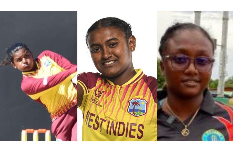 From left: Shabika Gajnabi, Ashmini Munisar and Plaffiana Millington