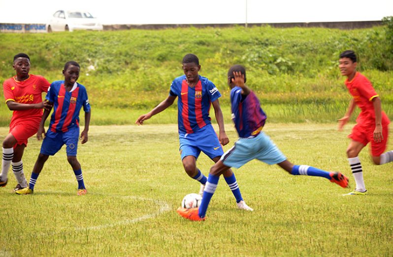 Action in the ExxonMobil U-14 boys and girls football tournament is back this weekend.