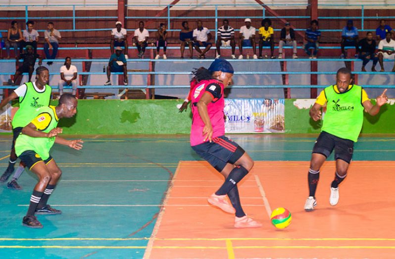 The semi-finals of the Corona Futsal Tournament which is also sponsored by NAMILCO will take place this evening at the National Gymnasium