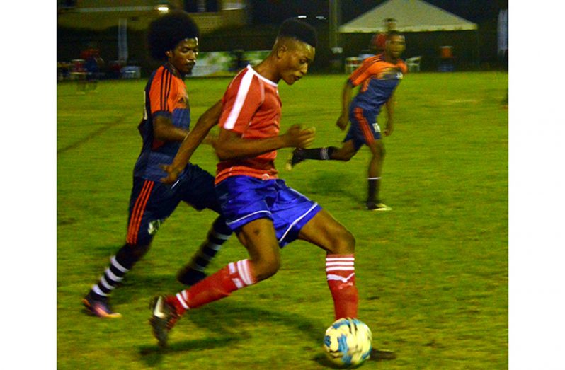 : part of the action during the Limacol Football tournament