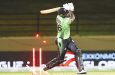 Carlos Brathwaite of Lahore Qalandars is bowled by Zak Chappell of Rangpur Riders during the ExxonMobil Guyana Global Super League T20 match between Lahore Qalandars and Rangpur Riders at Providence Stadium on December 05, 2024 in Georgetown, Guyana. (Photo by Ashley Allen - GSLT20/Global Super League via Getty Images)