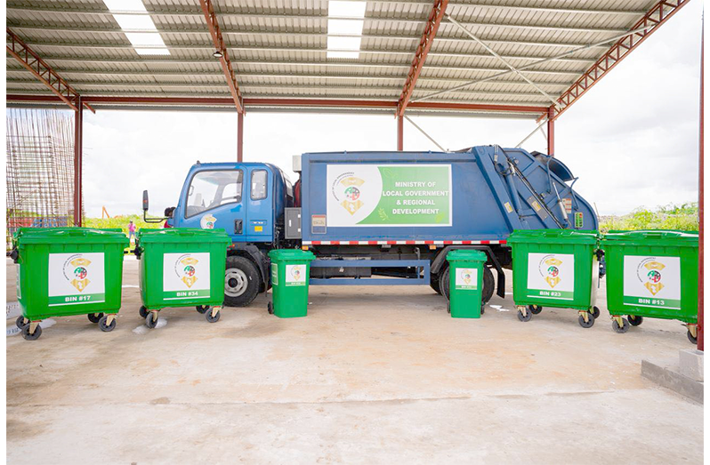 This brings the distribution to 55 NDCs and seven municipalities equipped with garbage-compactor trucks