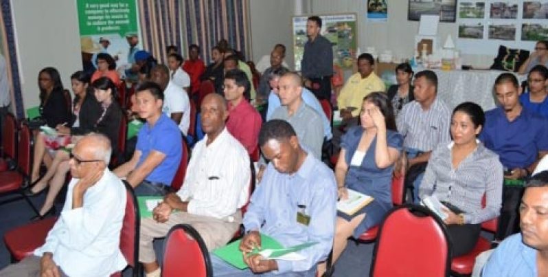 The audience at the Solid Waste Management Workshop