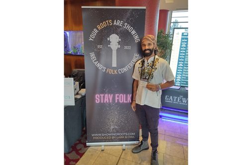 Guyanese Folk/Rock Musician Gavin Mendonca is currently at Ireland's Folk Conference