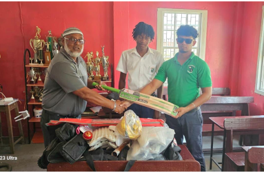 BHS representative collects gear