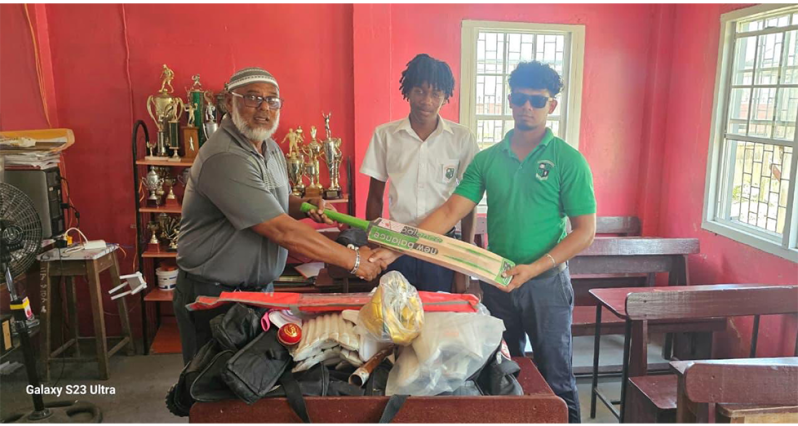 Gear BHS representative collects gear