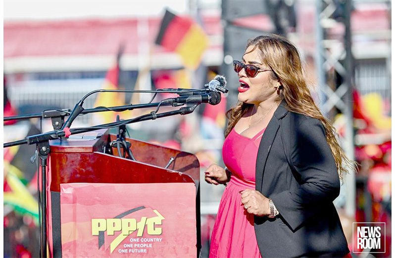 Former Opposition Member of Parliament, Geeta Chandan-Edmond