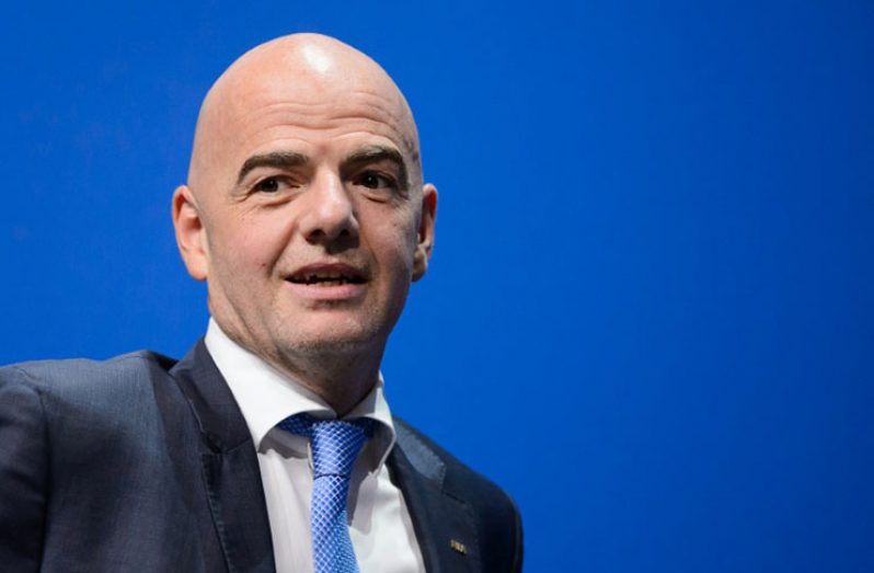 FIFA president Gianni Infantino says he has overwhelming support.