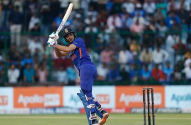 Shubman Gill fell just one short of his fifty • Getty Images