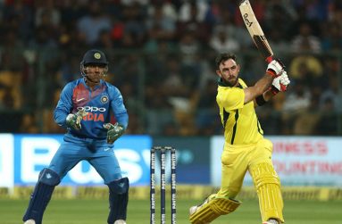 Glenn Maxwell's 55-ball hundred helped Australia romp home with seven wickets to spare. (Getty Images)