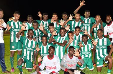 Wismar/Christianburg was made to work for its spot in the finals of this year’s tournament but disposed of Sir Leon’s 2-1. (Adrian Narine photos)