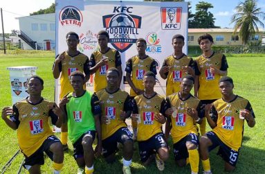 The victorious Kingston College football team