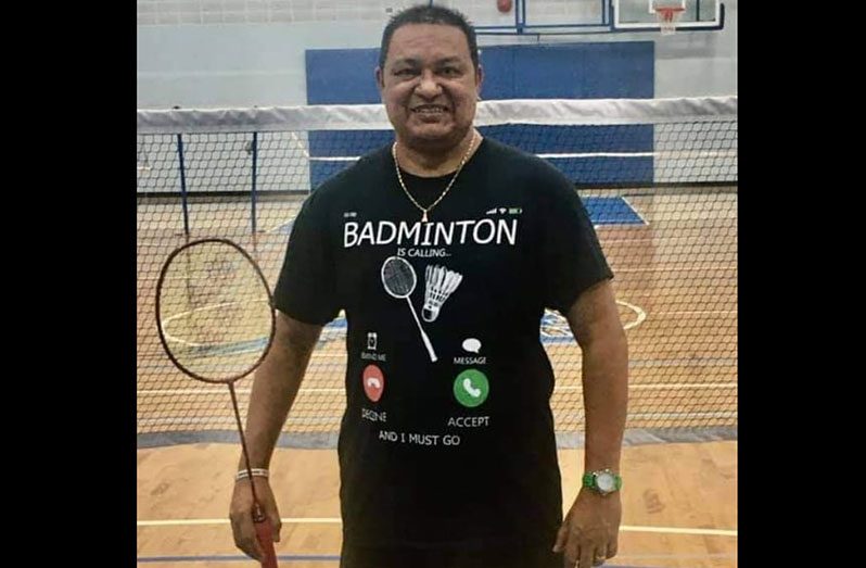 The late president of the Guyana Badminton Association (GBA), Gokarn Ramdhani