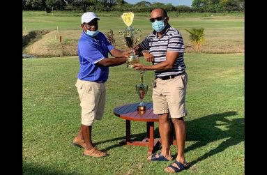 Kasim Khan is the champion of the third edition of the Survival Phagwah Golf Tournament.