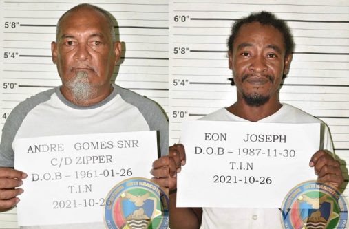 L-R Andre Gomes called ‘Zipper’ and Eon Joseph