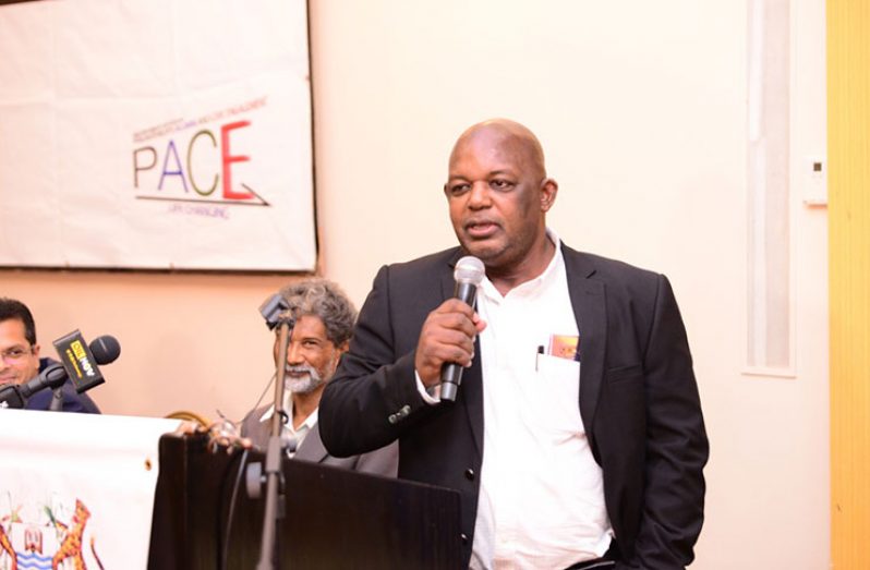 Chief Executive Officer of the Guyana Power and Light Inc.(GPL), Albert Gordon [Samuel Maughn photo]
