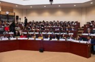 The first sitting of the 13th Parliament was held at the Arthur Chung Conference Centre on Monday, following a proclamation made by President Dr. Irfaan Ali almost two weeks ago
