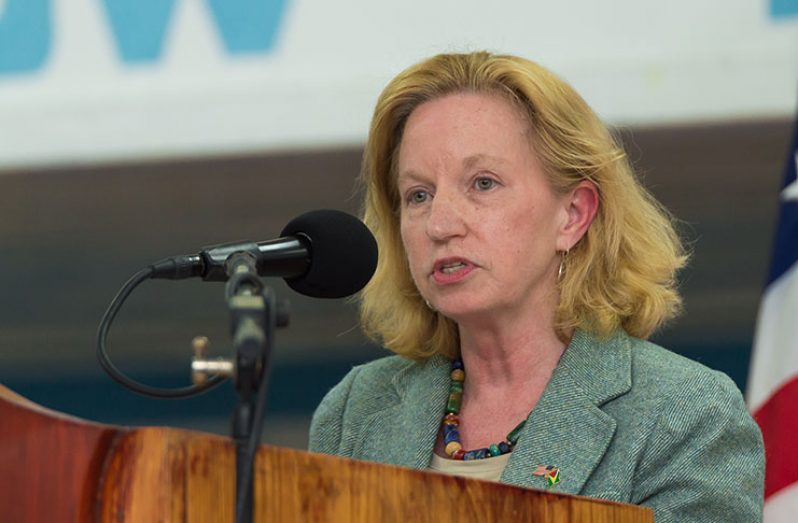 US Ambassador to Guyana, Sarah-Ann Lynch.