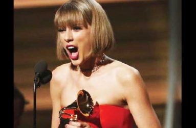 Taylor Swift won three awards at 2016's Grammys, including album of the year