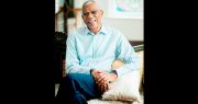 President David Granger photographed at State House by Saajid Husani