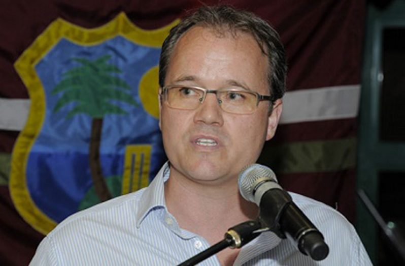 Cricket West Indies chief executive Johnny Grave.