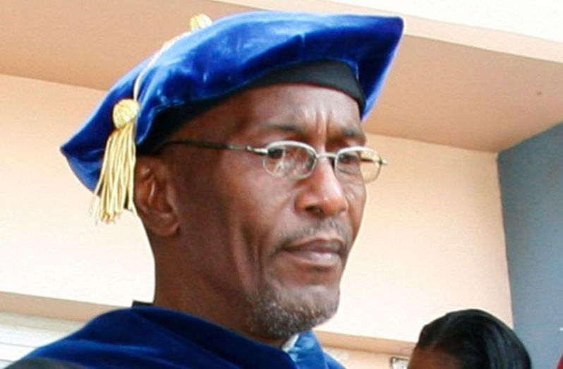 University of Guyana Registrar, Dr. Nigel Gravesande