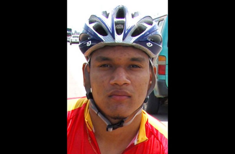 National cyclist Alanzo Greaves