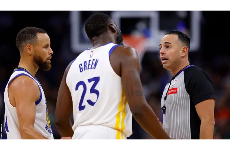Draymond Green was ejected less than four minutes into the game