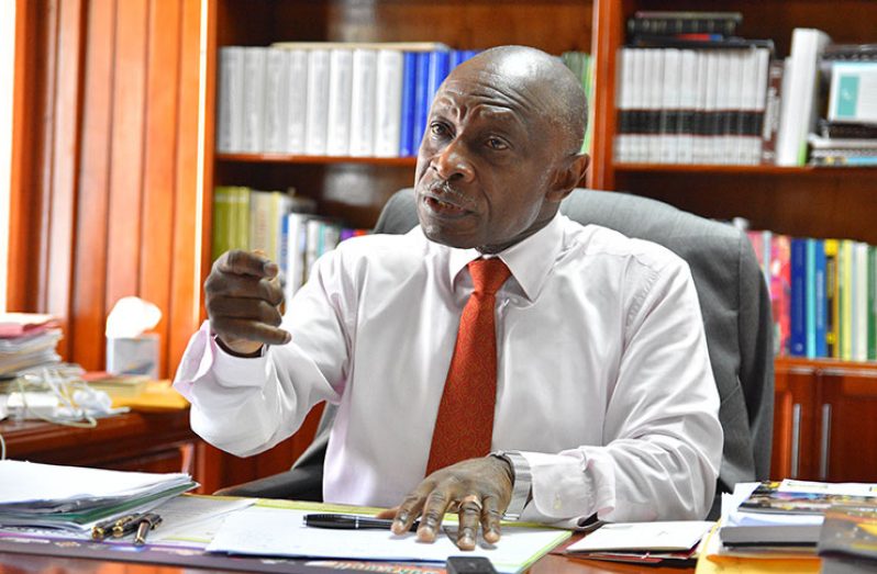 Minister of Foreign Affairs Carl Greenidge