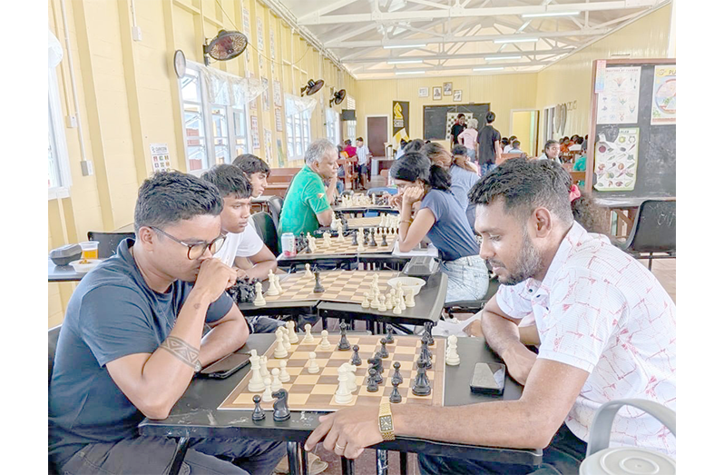 A section of the Leguan chess group