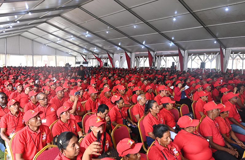 A section of the gathering at the PPP/C’s 32nd Congress