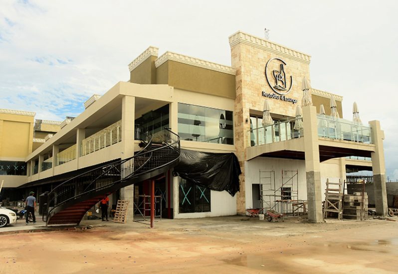 A section of one of the newer investments in Guyana, the massive Amazonia Mall at Providence on the East Bank of Demerara (Adrian Narine photo)