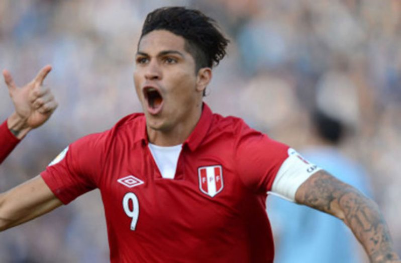 Peru captain Paolo Guerrero