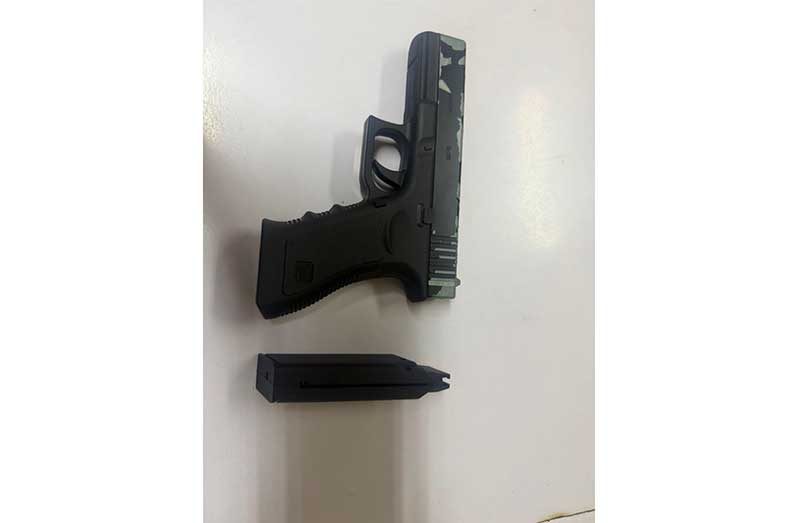 Ranks reportedly found what appeared to be a toy gun