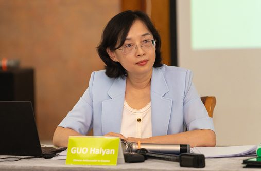 Chinese Ambassador to Guyana, Guo Haiyan (Delano Williams)