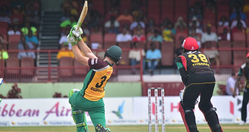 Martin Guptill on the go during his knock