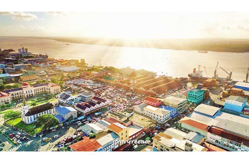 The skyline in Georgetown, Guyana – a bustling economic hub (John Green photo)