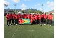 Guyana Team Guyana participating in the 2025 Caribbean Development Championships in Trinidad and Tobago