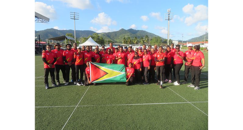 Guyana Team Guyana participating in the 2025 Caribbean Development Championships in Trinidad and Tobago