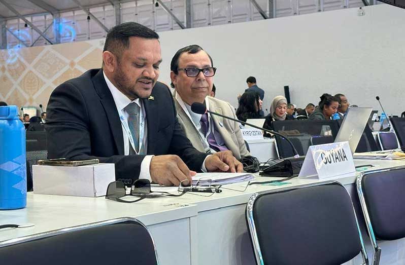 Minister of Natural Resources Vickram Bharrat is representing Guyana at the 17th session of the Conference of the Parties to the United Nations Convention to Combat Desertification (UNCCD COP17) in Ulaanbaatar, Mongolia, where global efforts to strengthen drought resilience and combat land degradation are taking centre stage