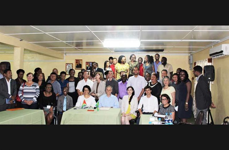 Representatives of Brazil and Guyana at the recently held meetings of the Guyana/Brazil Frontier Committee and the Guyana/Brazil Consular Group
